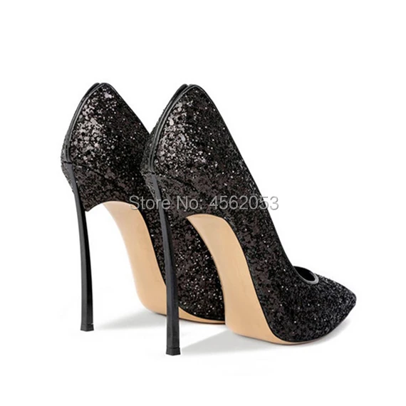 KALMALL роскошная дизайнерская обувь для женщин Черные, белые, красные Серебристые золотистые блестящие свадебные туфли-лодочки Модная обувь на высоком каблуке Свадебные туфли на шпильке