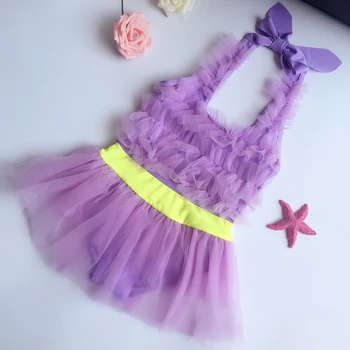 

Girl swimsuits For Sunny swim hand flower girl bikini swimwear two pieces for beach mermaid tail for swimming Girl swimwear