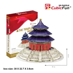 Кэндис Го! Нежный версии 3D игрушки головоломки CubicFun 3D бумажная модель головоломки игра Храм Неба