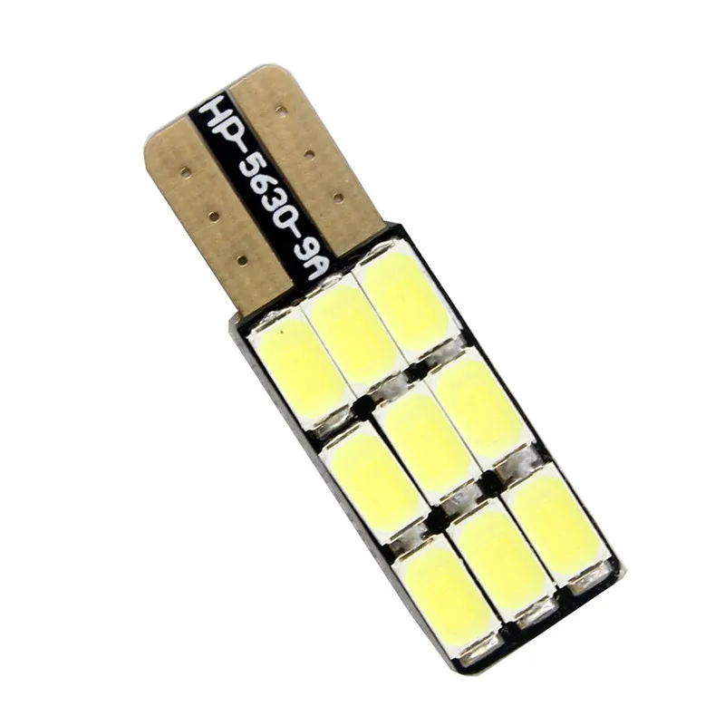Car-Styling W5W T10 car lights led canbus car led bulbs 5630 9SMD Nonpolarity Width Light of Reading.04