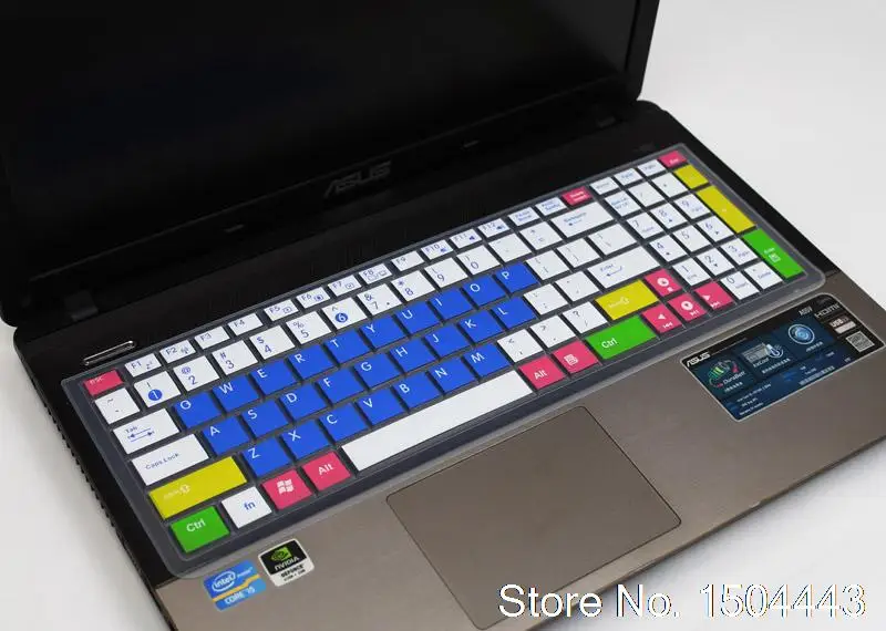 Защитный силиконовый чехол для клавиатуры ноутбука Asus X56C D552C X552E X552V f555l e56c K555L A501 |