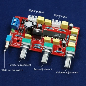 

LM1036 HIFI Preamp Tone Board Bass Treble Volume Control Pre-amplifier Board Kit Whosale&Dropship