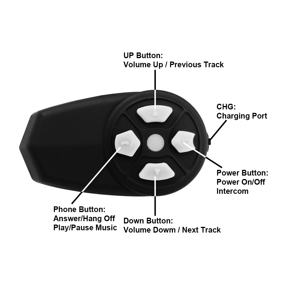 Лексин 1 шт. Max2 мотоцикл Bluetooth шлем intercommunicador Беспроводной BT Moto Водонепроницаемый переговорные Интерком Гарнитуры