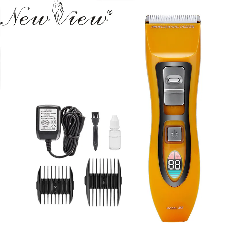 

NewView Electric Hair Clipper Rechargeable LCD Hair Trimmer Professional Haircut Machine Hairclipper Barber Salon Hairdressing