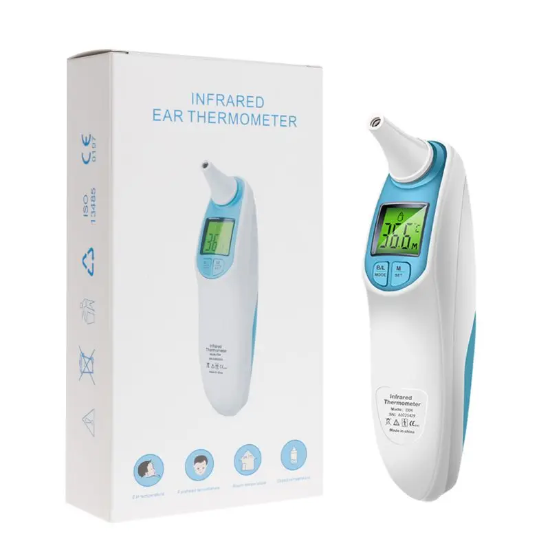 

Baby Adult Forehead Digital Infrared Thermometer Non-contact LCD Infrared Thermometer With 20 pcs probe disposable covers