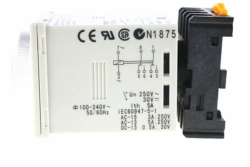 H3CR-A8 8 pin AC/DC 24-240V Реле времени 24-240VAC/24-240VDC таймер