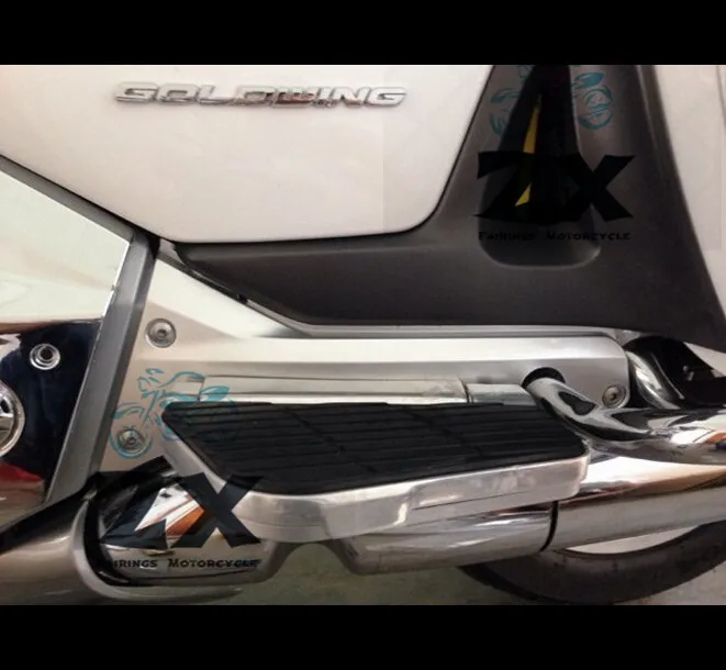

Motorcycle Goldwing Chrome Fairing Right or Left Lower Rear Frame Cover For Honda GL1800 2001-2016 02 03 04 05 06 matte black