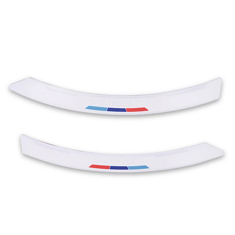 

runmade 1Pair Car Fender Flare Wheel Eyebrow Protector Lip Wheel-arch Trim Wheel Eyebrow Arch Decorative Strip Car Tires For BMW