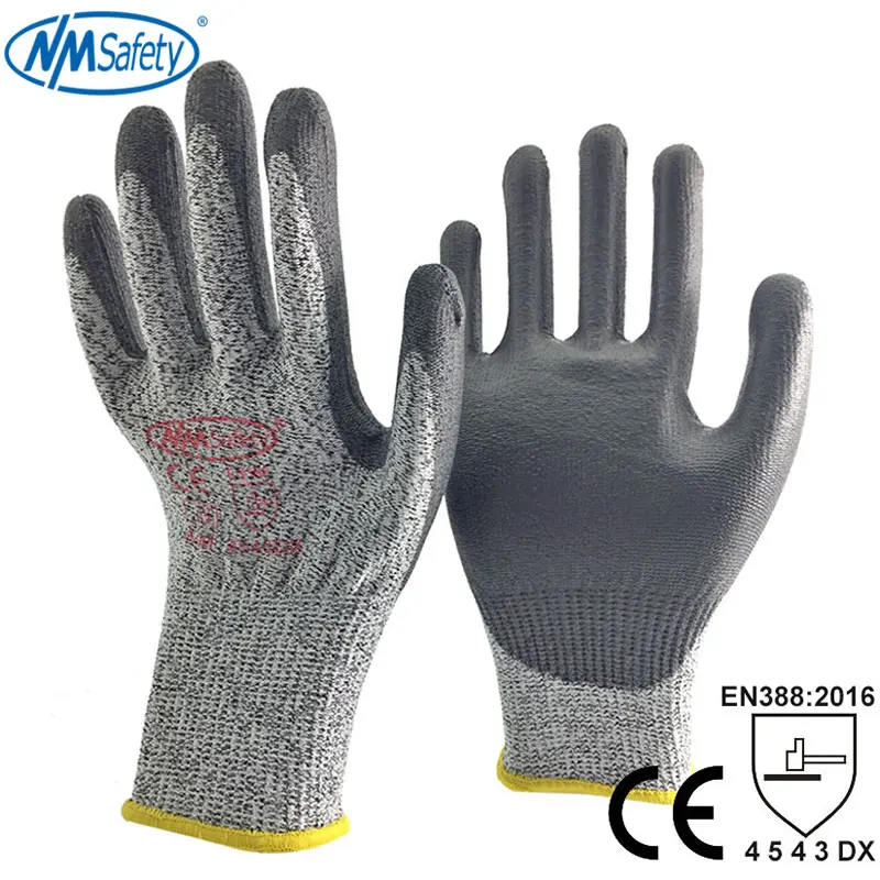 NMSafety Новое прибытие Рабочая защитные перчатки порезостойкие перчатки Анти ссадины безопасности Анти Cut перчатки