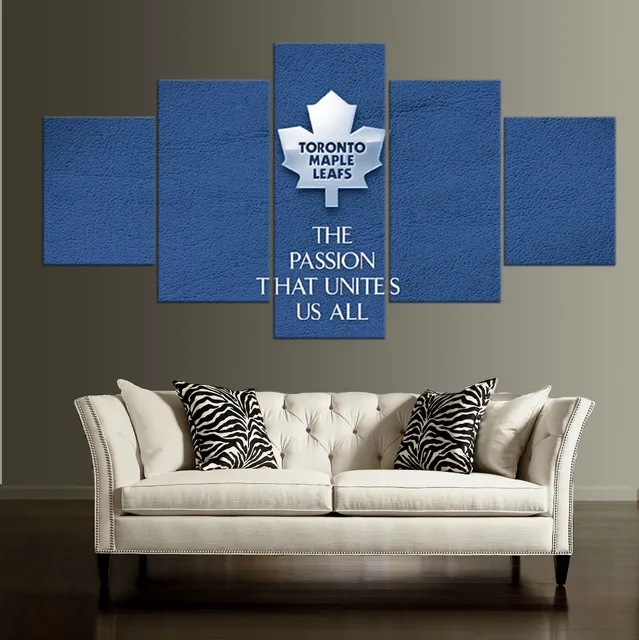 5 Pieces Toronto Maple Leafs Hd Canvas Painting Wall Art Prints 5 Pieces Toronto Maple Leafs Hd Canvas Painting Wall Art Prints Home Decor Picture Poster