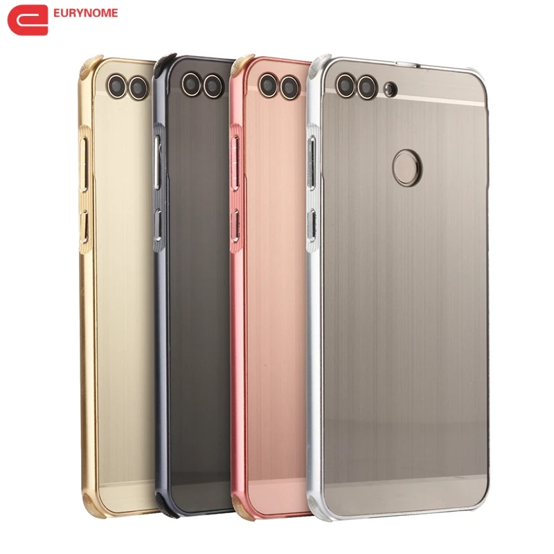 Case for Huawei P Smart Case Original Shockproof Metal Aluminum Frame with Ultra Thin Plastic Cover for Huawei Enjoy 7s Case