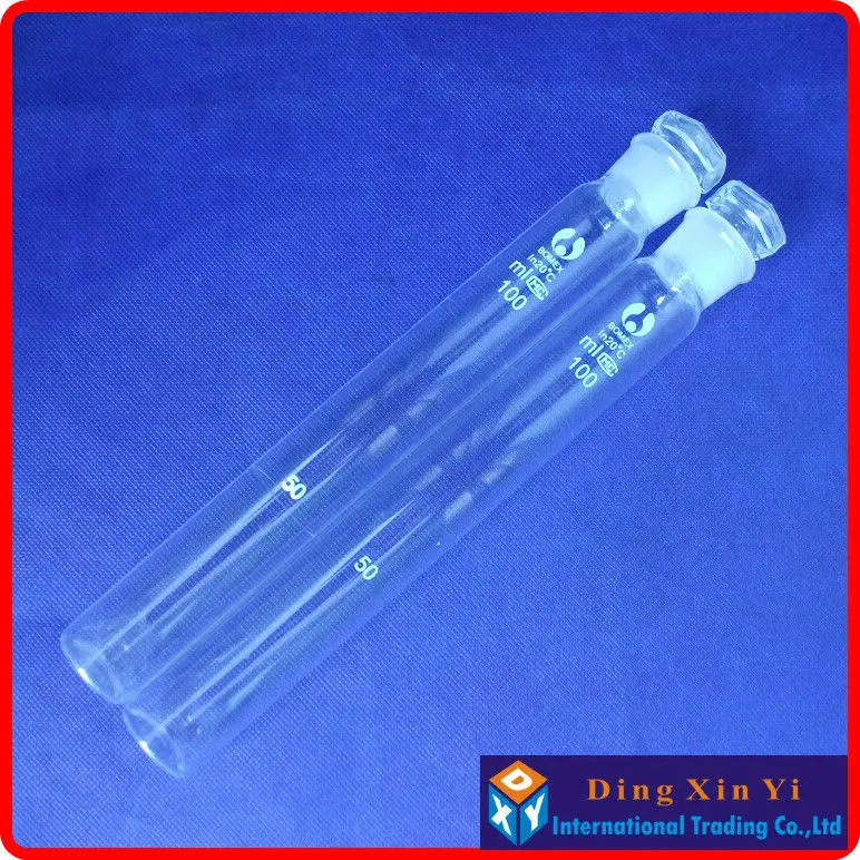 (6pieces/lot)100ml Glass color comparison tube,colorimetric tube