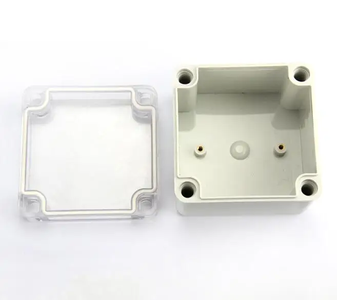 

100*100*75MM IP67 Waterproof Plastic Electronic Project Box w/ Fix Hanger Plastic Waterproof Enclosure Box Housing Meter Box