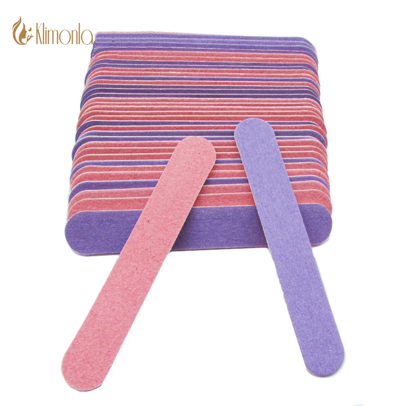 

200pcs/lot Pink Double Side 180/240 Wood Mini Nail File Sandpaper Buffing Sanding Files Pedicure Manicure Salon Tools