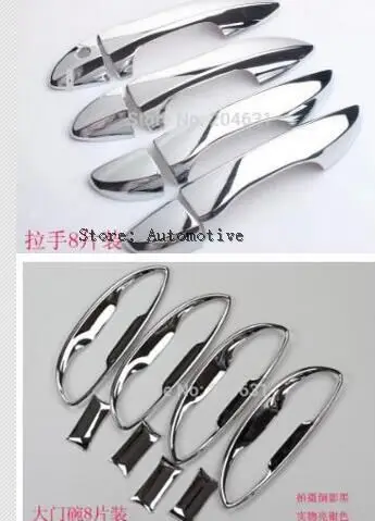 

ABS Chrome door handle +door bowl cover for 2014 Corolla