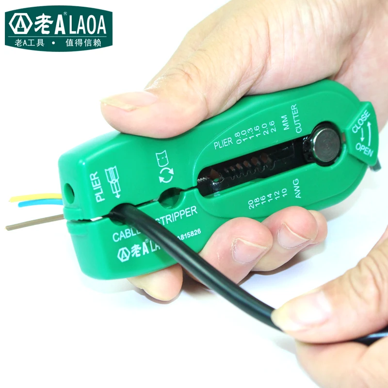 LAOA многофункциональный зачистки проводов портативный ручной зачистки плоскогубцы бренд мини-зачистки проводов