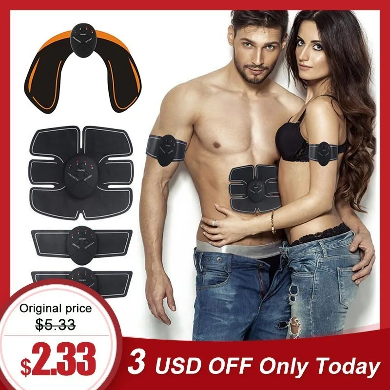 

EMS Hip Trainer Electric Muscle Stimulator Abdominal Muscle Trainer ABS Stimulator Fitness Body Slimming Arm Leg Stimulator