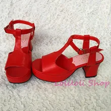 Милые туфли принцессы в стиле Лолиты, японский дизайн, обувь в форме Лолиты, кожаные туфли с ремешком на заказ, an1236