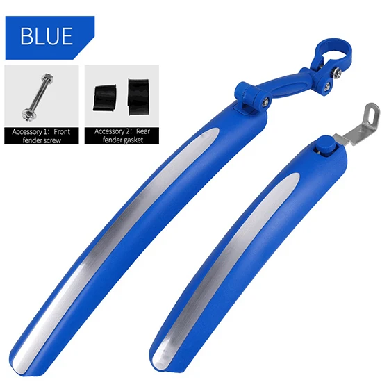 WEST BIKING 700c Road Bicycle Wings Front Rear Mudguard Plastic Bicycle Fender Mud Guards Set Wings For Bicycle Accessories