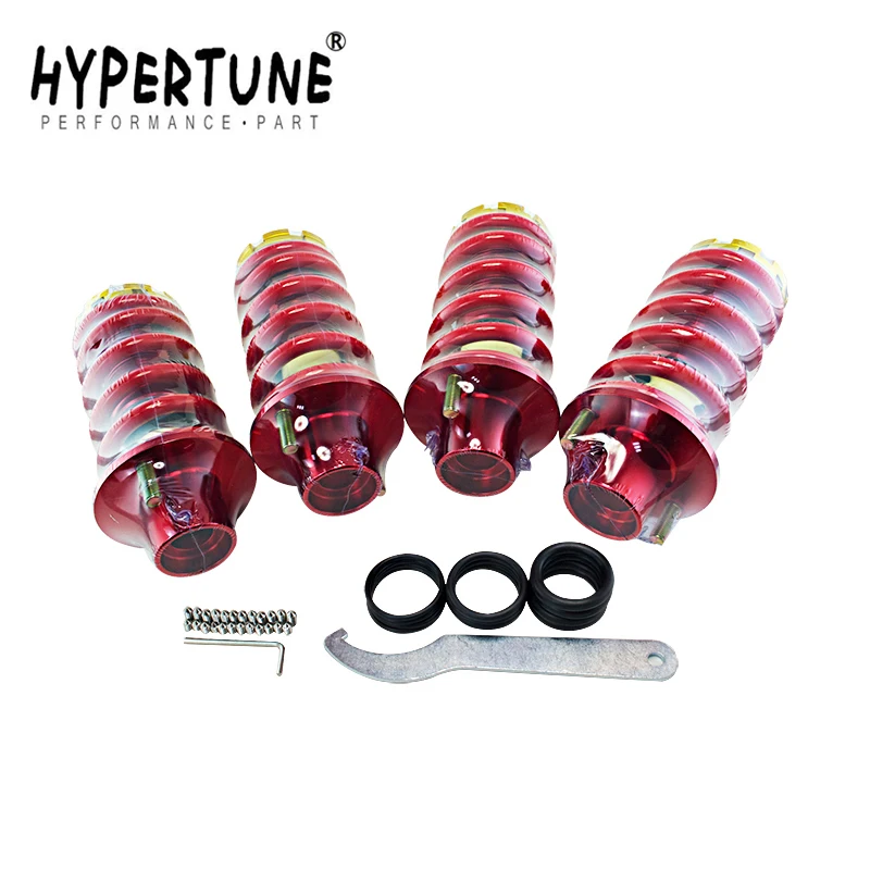 

Hypertune - ALUMINUM ADJUSTABLE COILOVER SPRING + SHOCKS STRUT TOWER TOP HAT HT-TH12RD