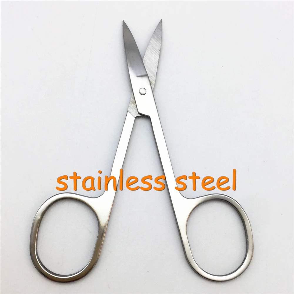 Top Quality Of Sainless Steel Scissors Pointed Eyelash scissors sharp blade easily trimming makeup tools for cosmetic | Красота и