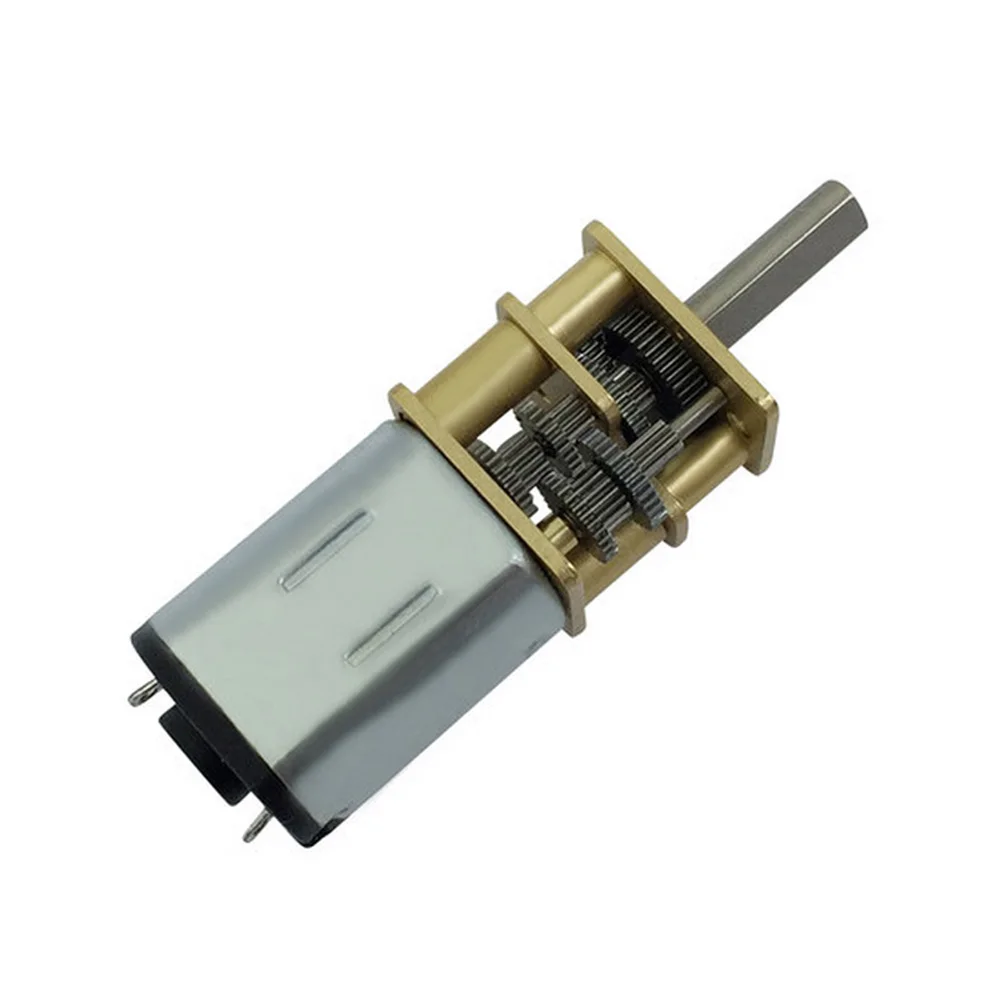 

Bringsmart 3V 6V Micro Geared DC Electric Motor 12V Reversible Adjustable Speed Low Noise For Printers Display Stands