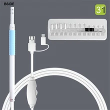 3в1 инструмент для чистки ушей эндоскоп для чистки ушей 5,5 мм мини-камера для Android PC ушной выбор Otoscope бороскоп забота о здоровье