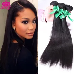 

Indian Virgin Hair Straight Weave 4 Bundles Indian Straight Hair Bundles,100% Indian Human Hair Weaves 6A Straight Virgin Hair