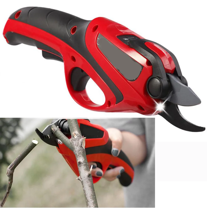 

Garden Power Tools 4V Li-ion Battery Cordless Secateur Branch Cutter Electric Fruit Pruning Tool Cordless Shear