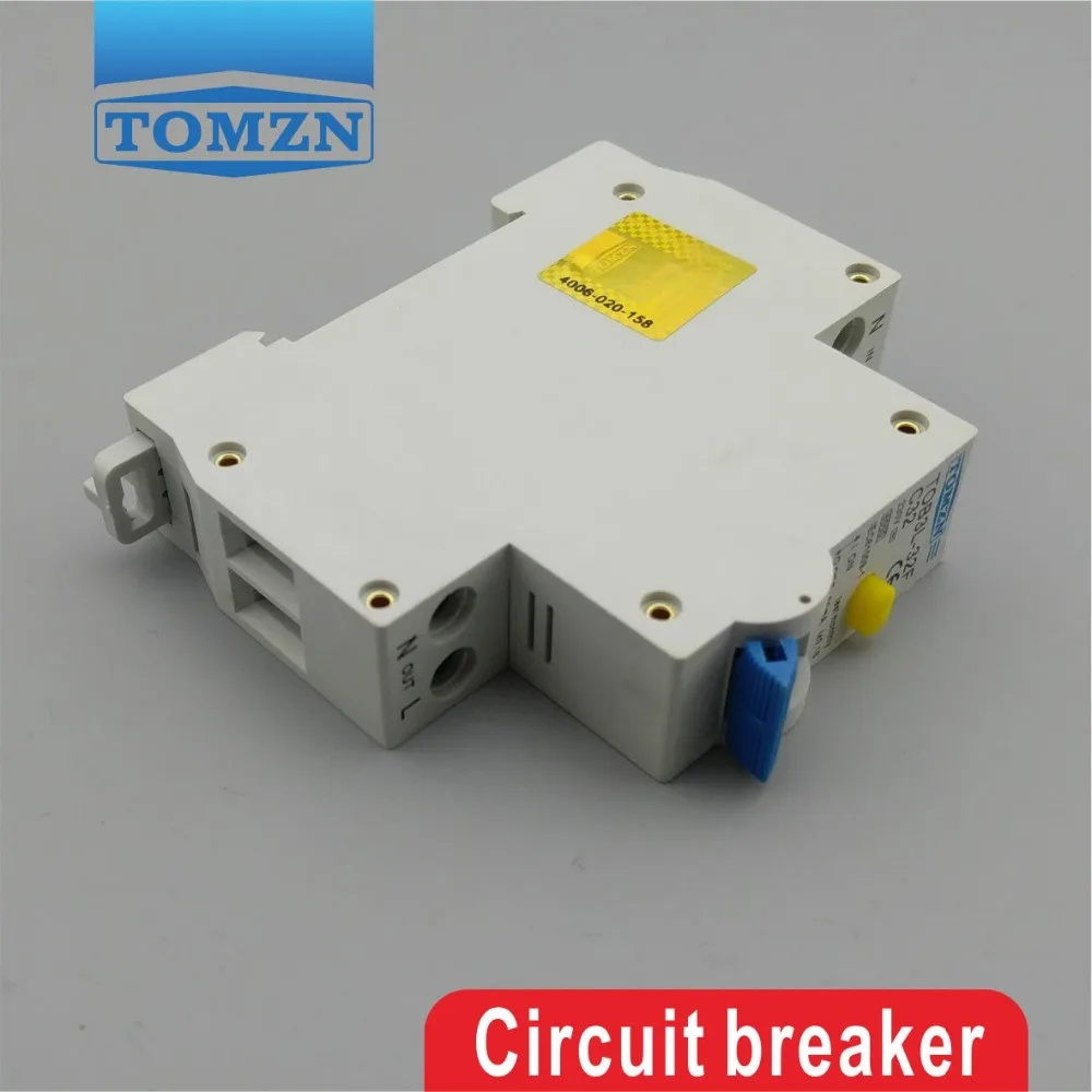 TOB3L-32F 18 мм RCBO 32A 1P+ N 6KA УЗО с защитой от перегрузки по току и утечки