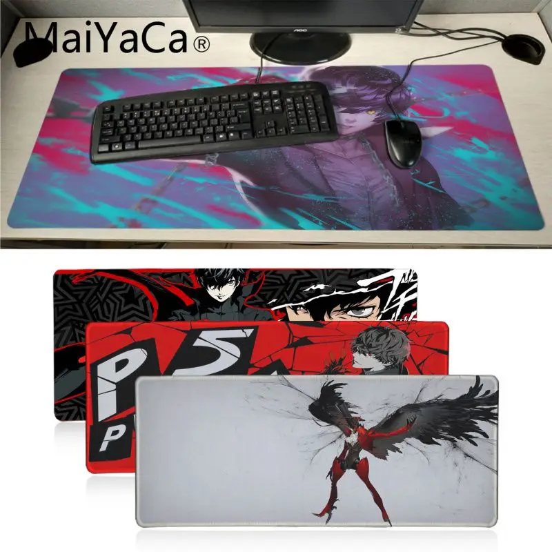MaiYaCa забавные persona 5 резиновый Мышь прочный Настольный pad Профессиональный
