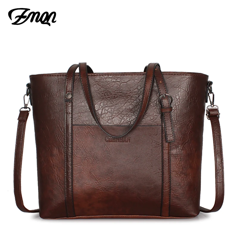ZMQN حقائب جلدية خمر الإناث حمل Crossbody حقائب للنساء قدرة كبيرة المحافظ و حقيبة يد Bolsas Femininas C664