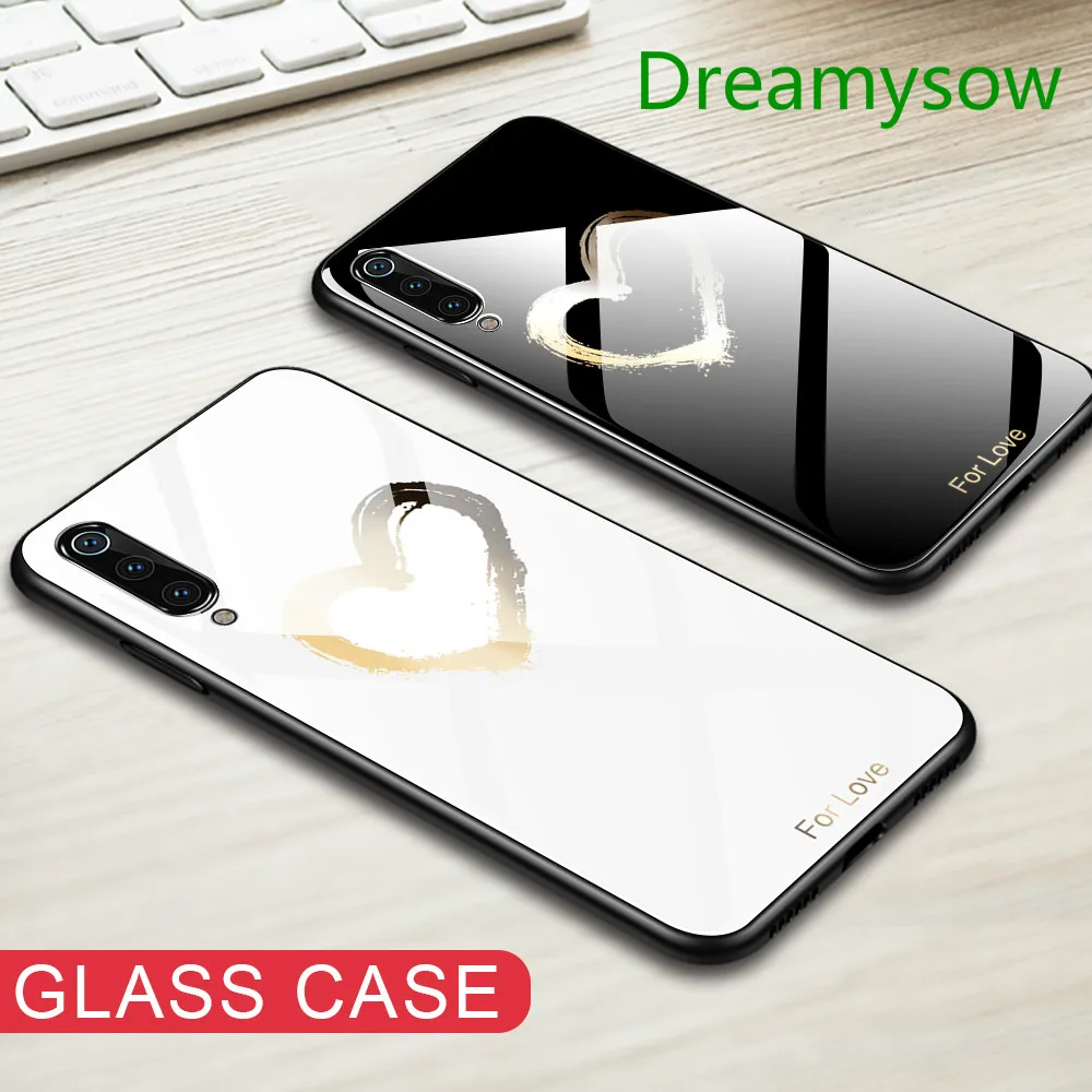 

For Xiaomi Mi 9 8 Pocophone F1 Mi8 A2 Lite Mi 5X A1 6X Redmi 6 Pro 5 Plus Note 6 Pro 5 Cover Shell Tempered Glass Phone Case