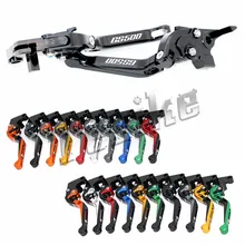 CNC тормозные рычаги сцепления мотоцикла для SUZUKI GS 500E 1995-1999 500F K4 2004-2005 GS500 GS500F GS500E складной выдвижной логотип