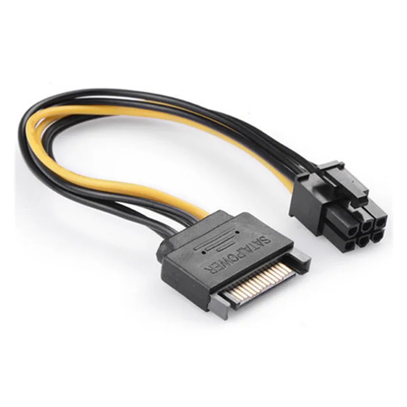 Кабель питания SATA 15 Pin 6 PCI Express E Sata конвертер кабель адаптер|Кабели VGA| |