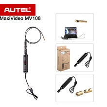 Autel MaxiVideo MV108 8.5mm Câmera de Inspeção Digital de apoio Poderoso e perfeito para inspecionar a maioria dos furos de plugue de faísca maxisys