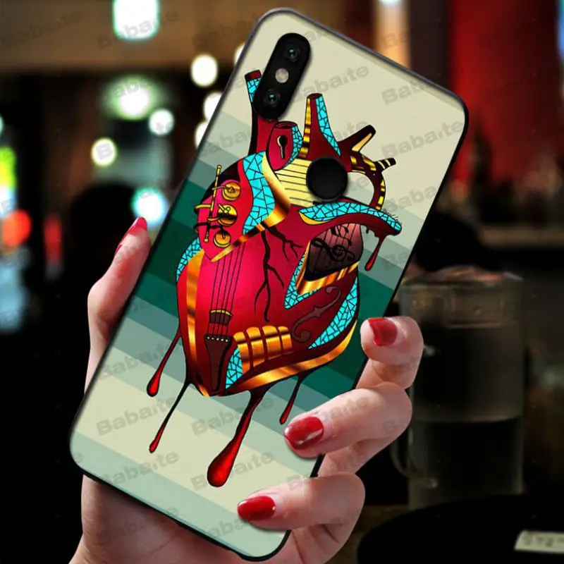 babaite Medical Human Organs Brain Meridian Kidney Art Phone Case For xiaomi mi 8se 6 mi8lite note2 note3 mix2 max2 max3 Cases