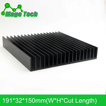 

LED Aluminum Heatsink Plate 60W 80W Radiator Cooling Cooler Fit Transistor IC Thermal Conductivity LED Radiator Electronics