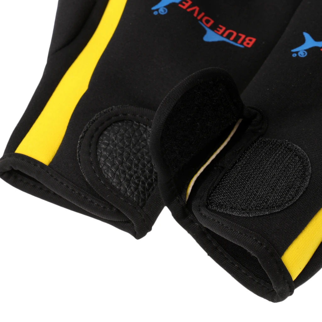 1 Pair 1.5mm Neoprene Five Finger Wetsuits Diving Glove  Anti-scratch Anti-slip Comfortable Durable Winter Swimming Gloves