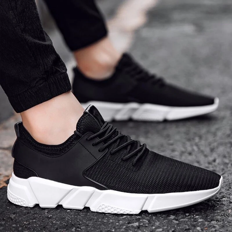 Summer Male Sports Shoes Run Gym Trail Running Shoes Men Light Weight Cushion Lace-up Sneakers Fitness Shoes for Outdoor Walking Summer Male Sports Shoes Run Gym Trail Running Shoes Men Light Weight Cushion Lace-up Sneakers Fitness Shoes for Outdoor Walking