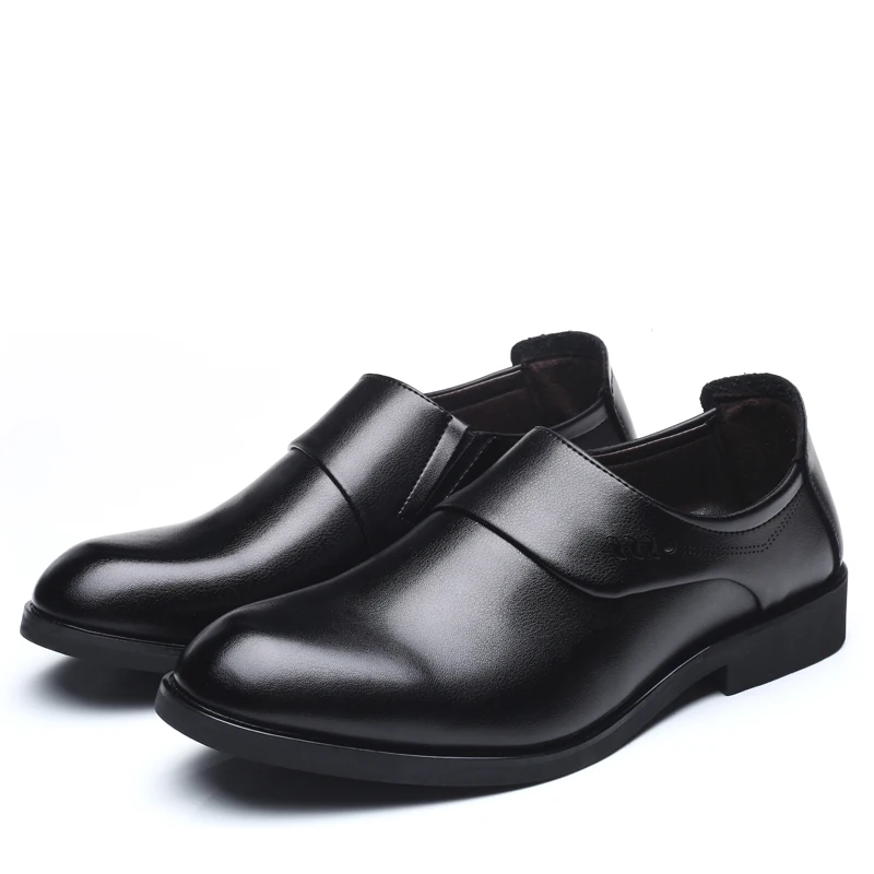 classic leather mens dress shoes luxury brand slip on male footwear wedding work flat office formal italian oxford shoes for men (7)