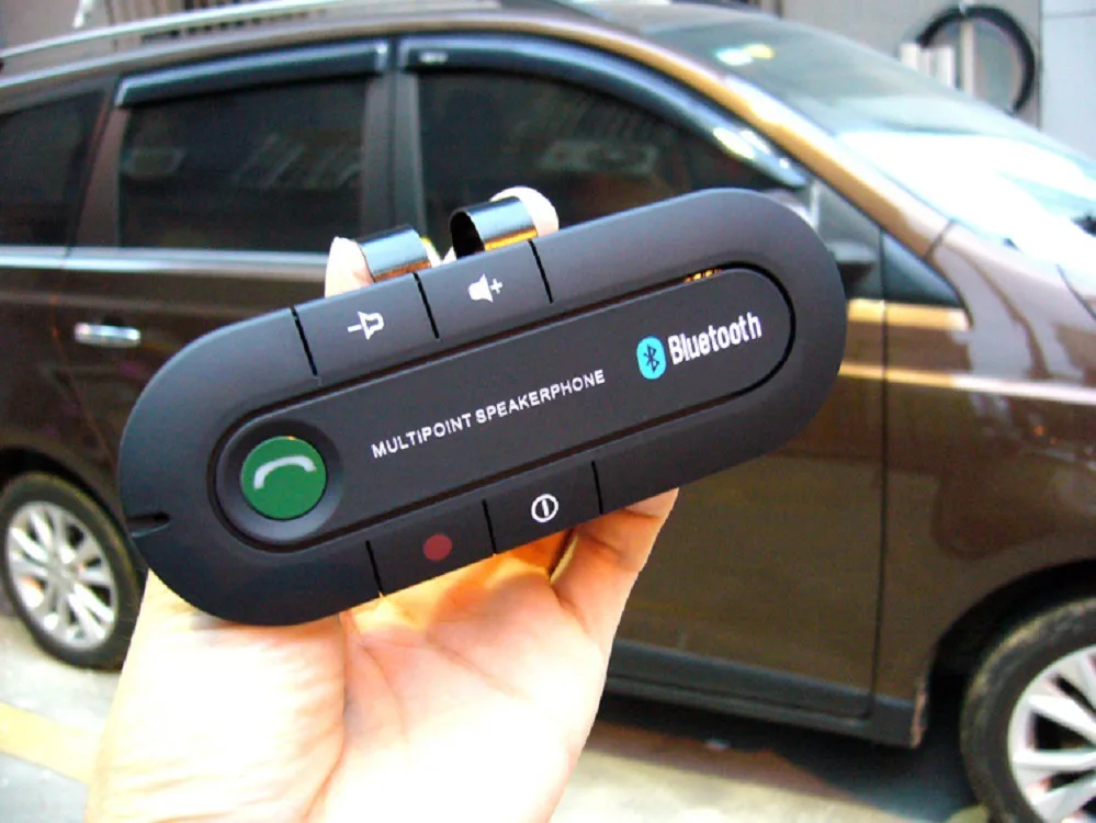  Car sound player Bluetooth receiver Sun visor Car Bluetooth Handsfree Bluetooth speaker Car Bluetoo