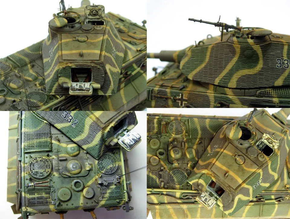 DRAGON 6302 1/35 Scale Sd. Kfz.182 KingTiger Pors che Turret w/zimruit