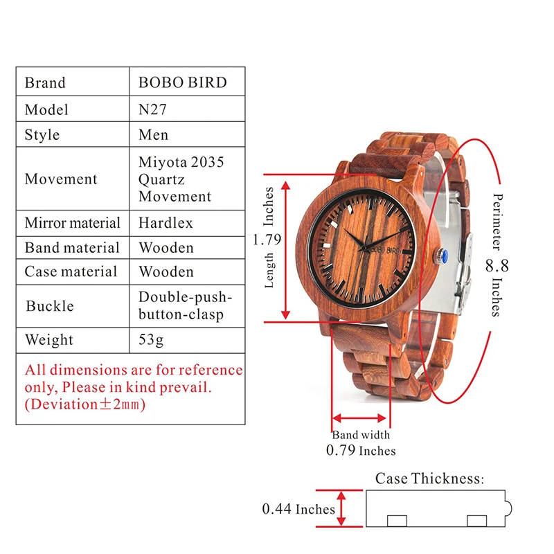 BOBO BIRD античный уникальный дизайн мужская одежда красный сандаловое дерево кварцевые часы со всем деревянным ремешком в подарочной коробке индивидуальный логотип