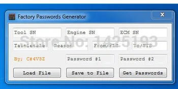 

100% ET FACTORY PASSWORDS GENERATOR v0.2.9