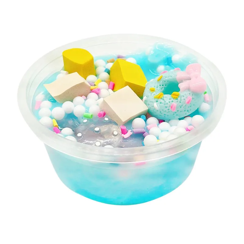 

2019 New Children Adults Decompression Toys Ice Cream Beautiful Color Mixing Cloud Slime Putty Scented Stress Kids Clay Toy A420