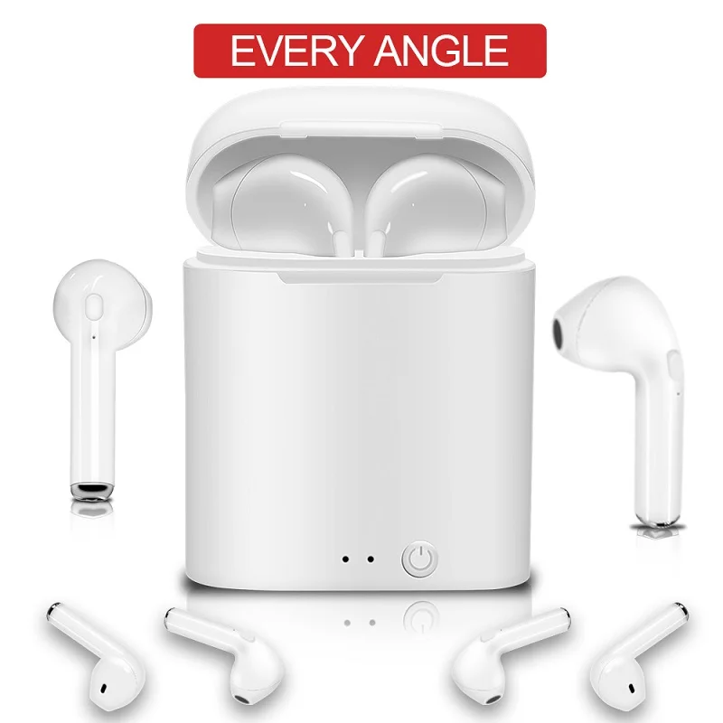 

i7s TWS Mini Bluetooth Wireless Earphones Earbuds With Charging Box Sports Headsets Android Audifonos For All Smart Mobile Phone