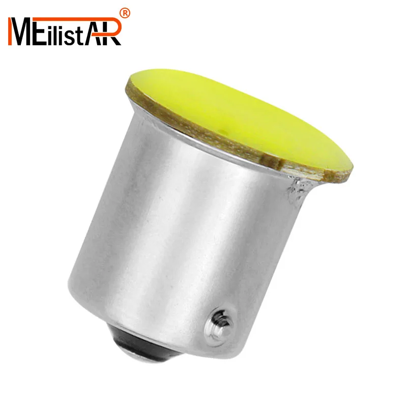 

1Pcs 1156 BA15S COB LED Bulbs P21W R5W Turn Signal Backup Lights Trailer Truck Interior Reverse Tail Bulb 12V 3W White Red Amber