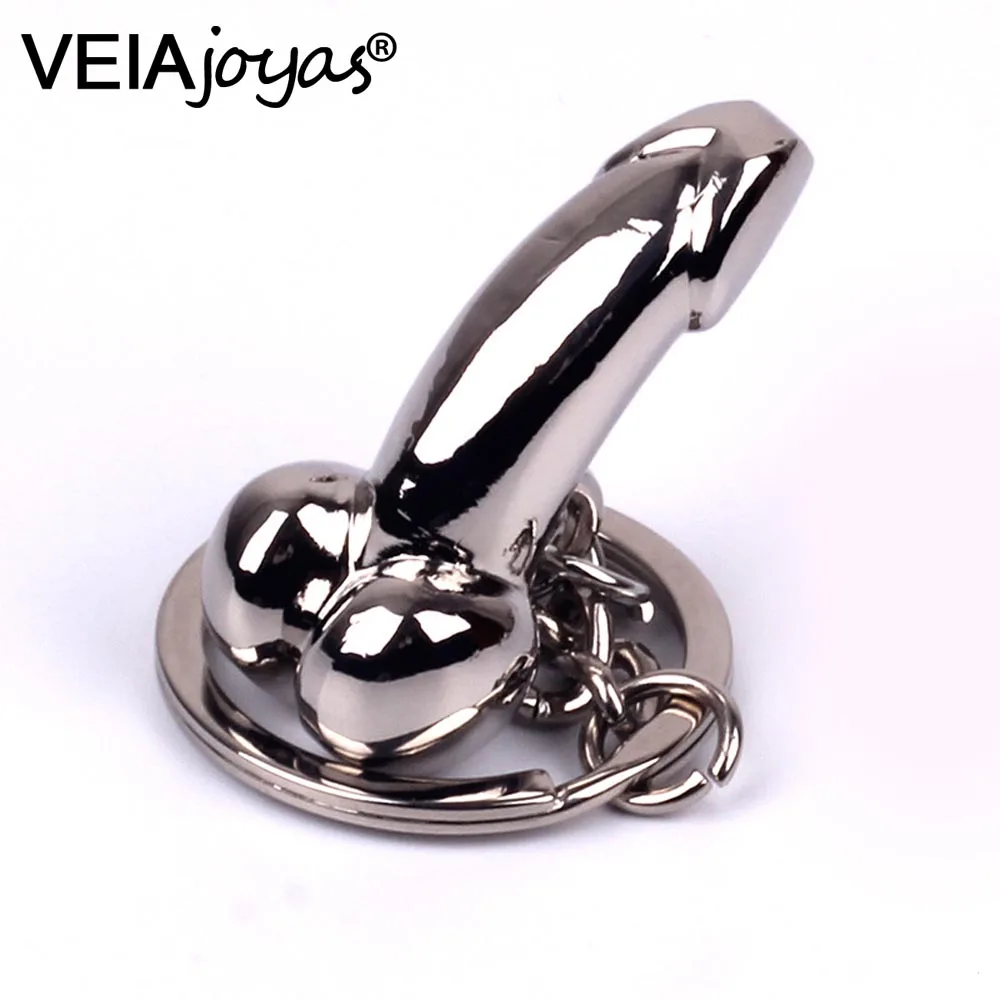 Хит продаж мужской брелок Genitalia для влюбленных металлический сексуальный член