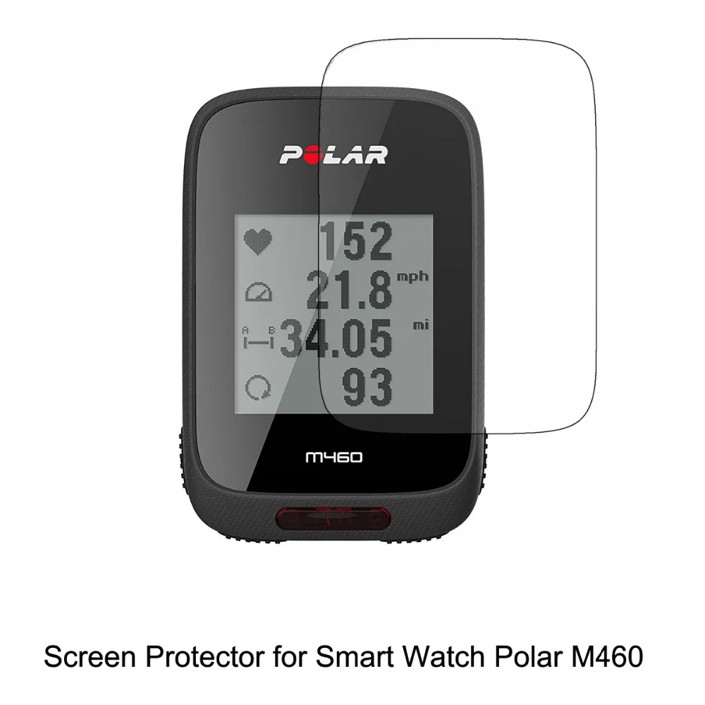 

3x Clear LCD Screen Protector Cover Shield Film Skin for Bycicle GPS Polar M460 Road/Mountain Bike Cycling Computer Accessories